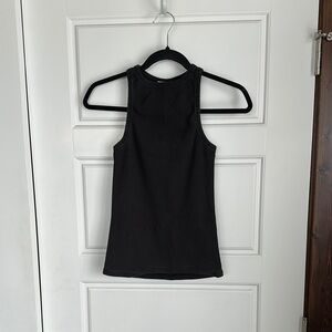 Agolde cotton ribbed tank top